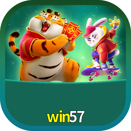 Imagem promocional da win57 mostrando a plataforma e suas vantagens